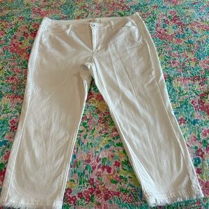 J Jill cropped denim jeans